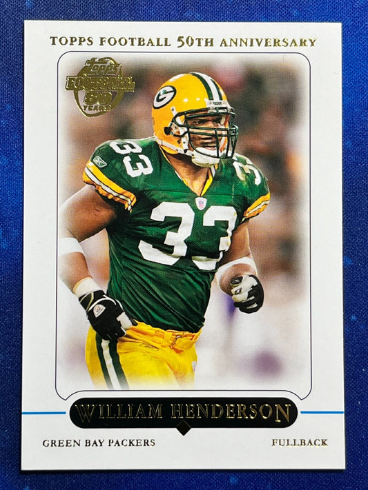 William Henderson 2005 Topps #231 Green Bay Packers