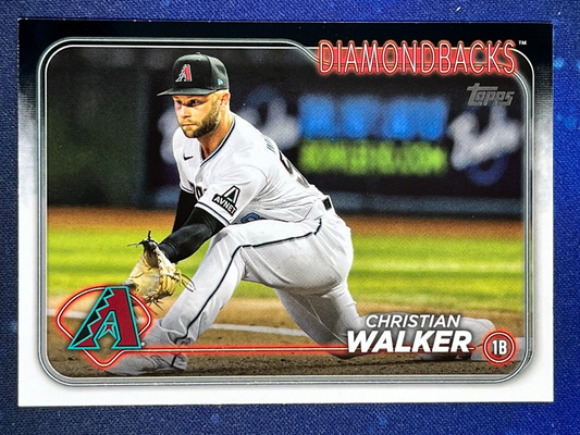Christian Walker 2024 Topps Baseball #63 Arizona Diamondbacks