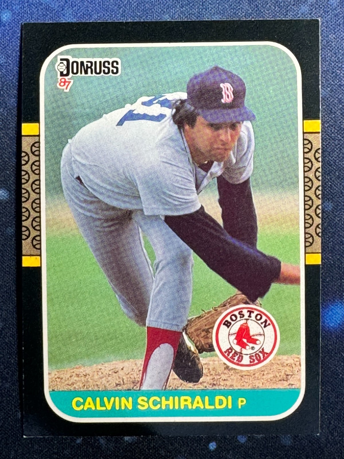 1987 Donruss #641 Calvin Schiraldi Boston Red Sox