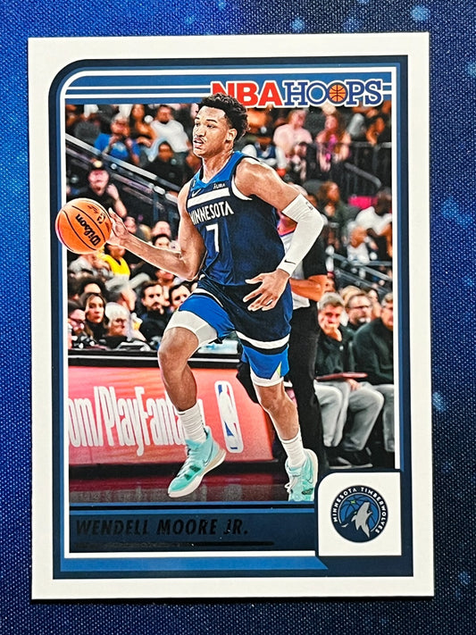 Wendell Moore Jr. 2023-24 Hoops #210 Minnesota Timberwolves