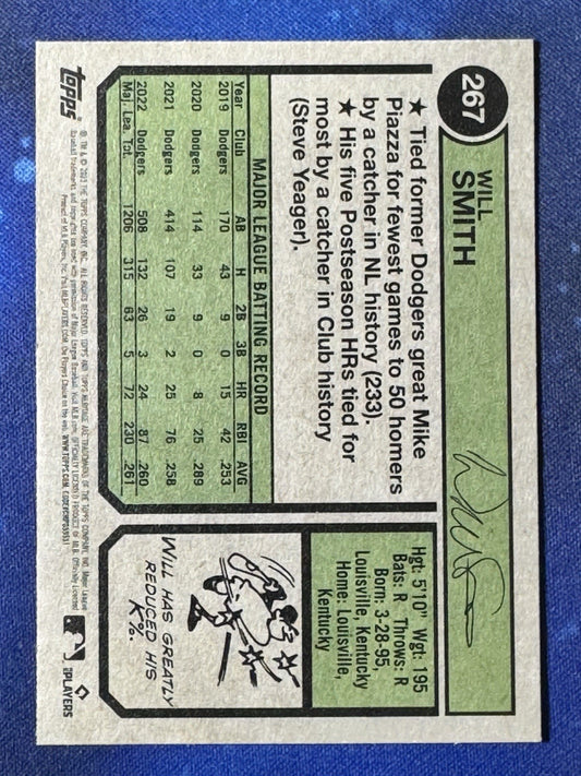 Will Smith 2023 Topps Heritage #267 Los Angeles Dodgers