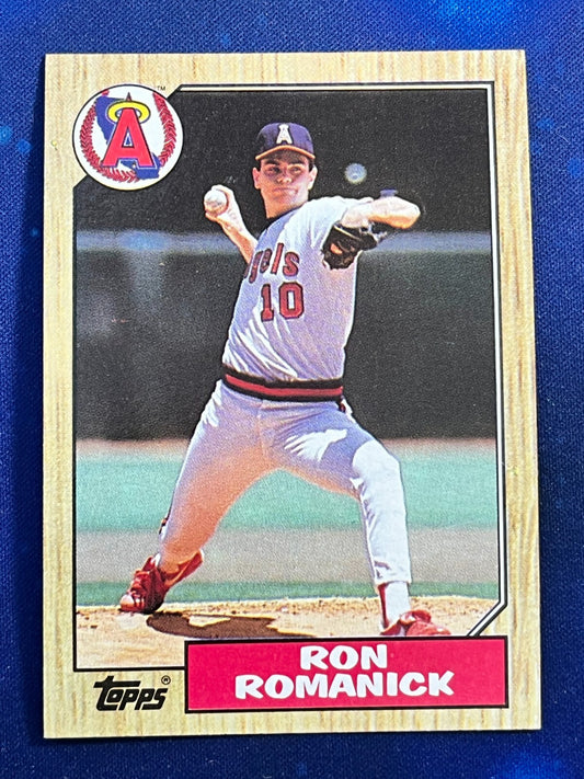 1987 Topps #136 Ron Romanick California Angels