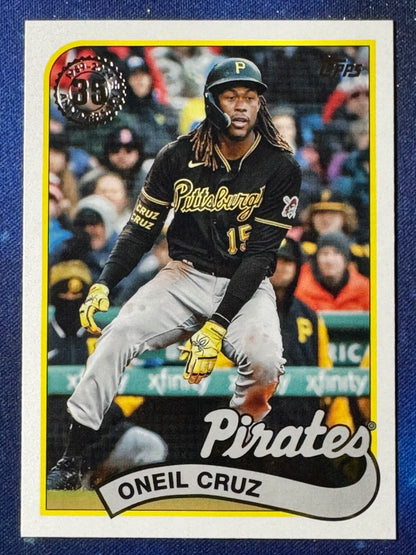 O’Neil Cruz 2024 Topps Baseball #89B-60 ‘89 Topps Pittsburgh Pirates