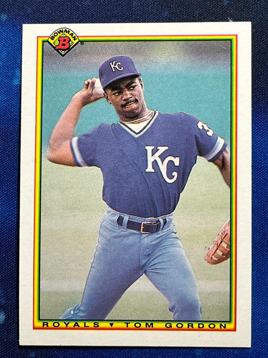 1990 Bowman #365 Tom Gordon Kansas City Royals