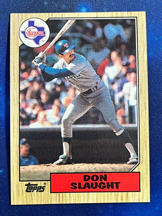 1987 Topps #308 Don Slaught Texas Rangers