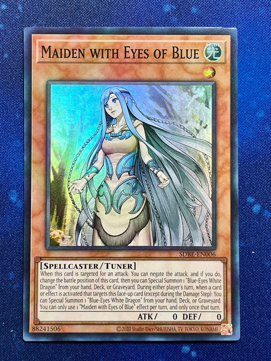 Yu-Gi-Oh! Maiden With Eyes of Blue Holo SDBE-EN006