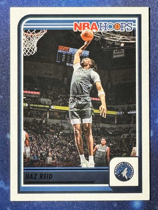 Naz Reid 2023-24 Panini NBA Hoops #148 Minnesota Timberwolves
