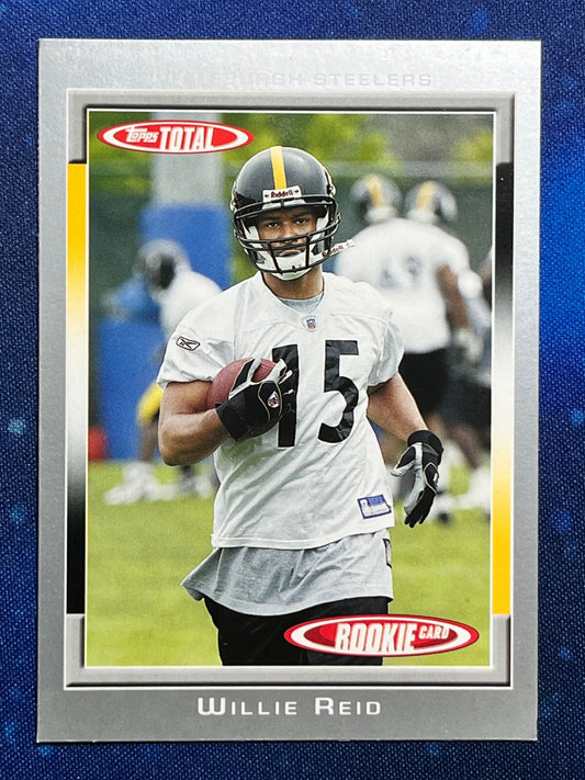 Willie Reid 2006 Topps Total Football Rookie Silver #449  Pittsburgh Steelers