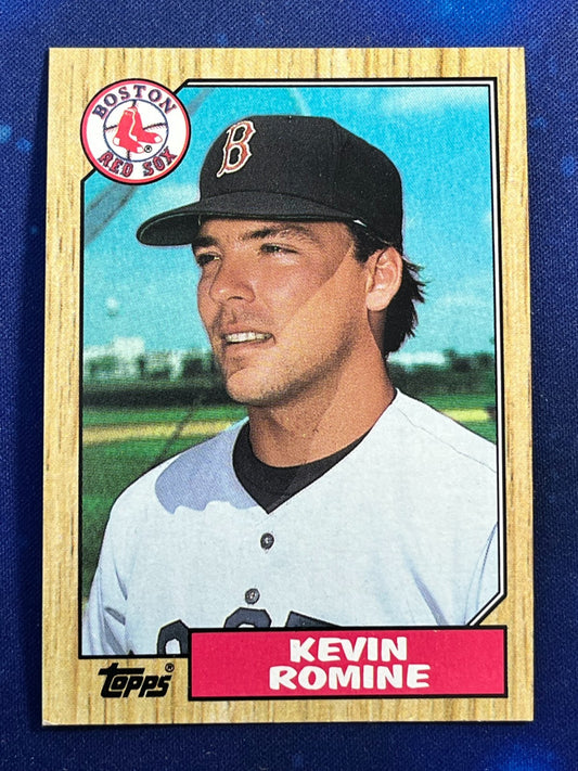 1987 Topps #121 Kevin Romine Boston Red Sox