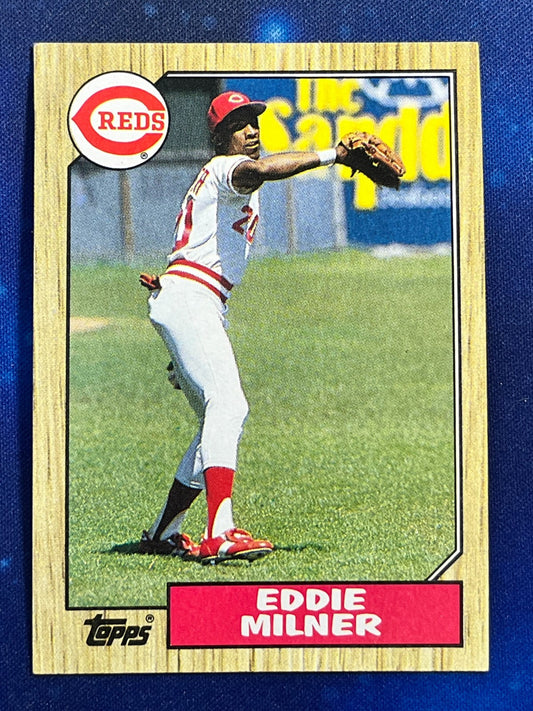 1987 Topps #253 Eddie Miller Cincinnati Reds