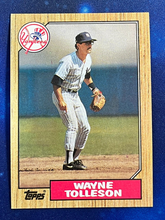 1987 Topps #224 Wayne Tolleson New York Yankees
