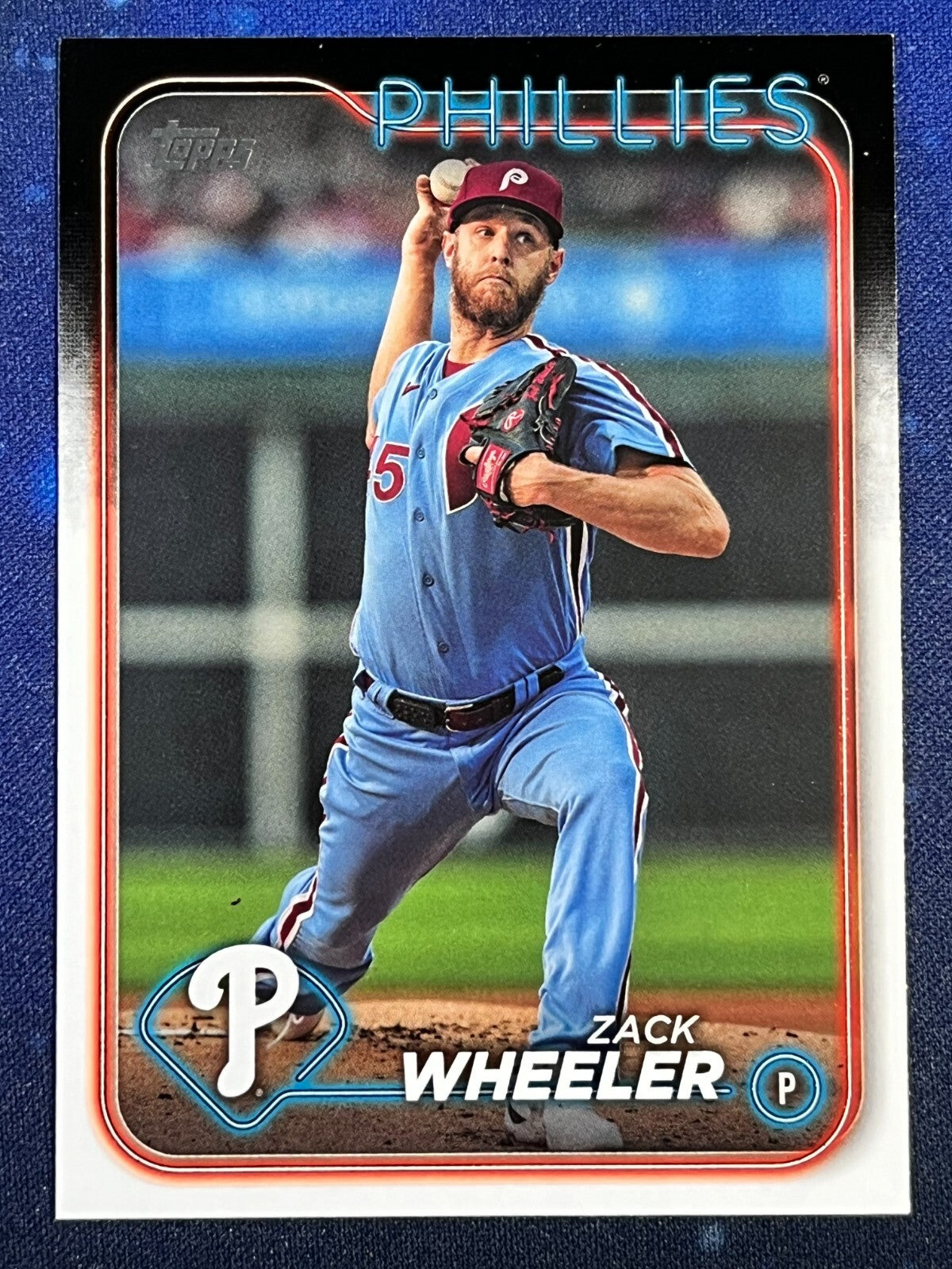 Zack Wheeler 2024 Topps Baseball #262 Philadelphia Phillies