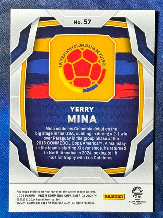 Yerry Mina 2024 Panini Prizm Copa America #57 Colombia
