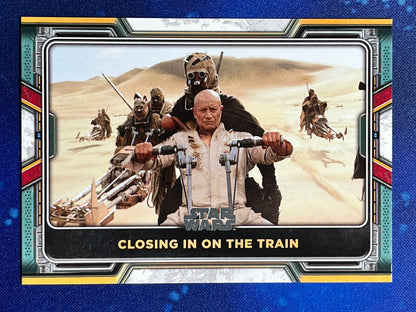 2022 Star Wars: Book of Boba Fett Base #33 Closing in on the Train