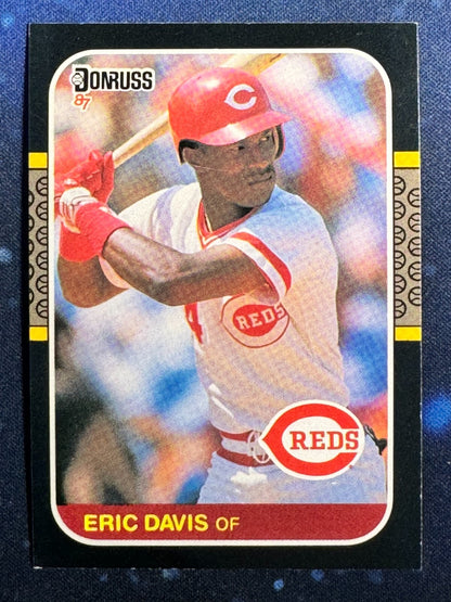 1987 Donruss #265 Eric Davis Cincinnati Reds