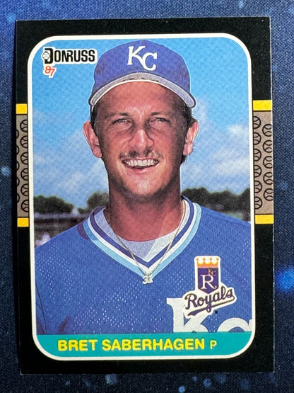 1987 Donruss #132 Bret Saberhagen Kansas City Royals