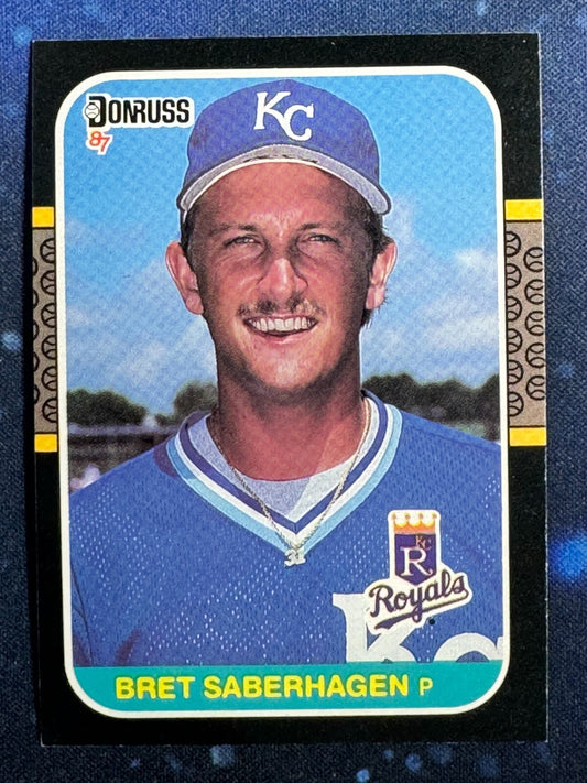 1987 Donruss #132 Bret Saberhagen Kansas City Royals