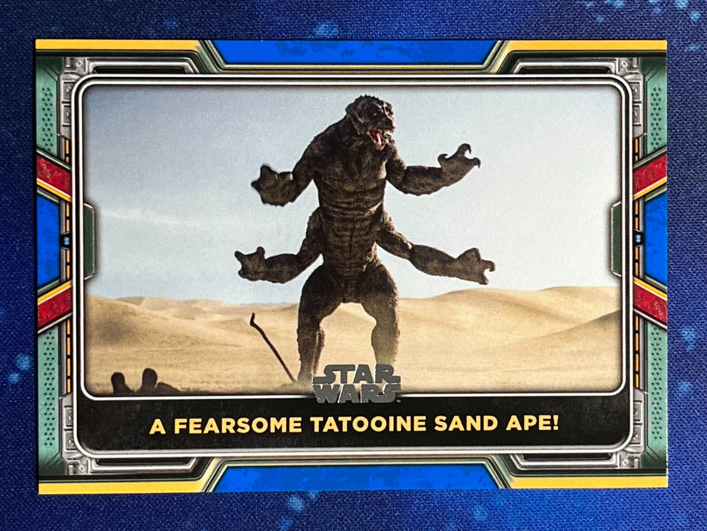 2022 Star Wars: Book of Boba Fett Base Blue #19 A Fearsome Tatooine Sand Ape!