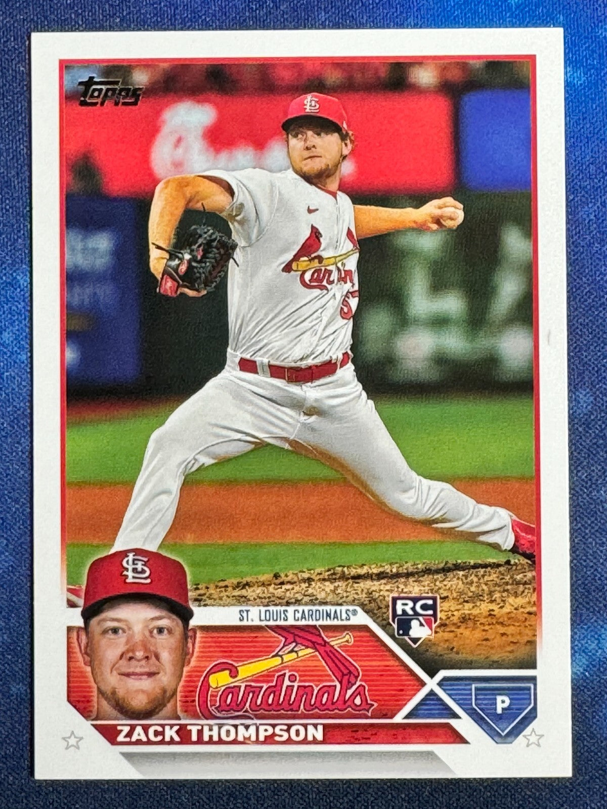 Zack Thompson 2023 Topps Rookie (RC) #34 St. Louis Cardinals