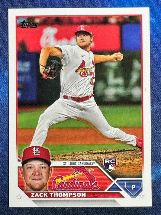 Zack Thompson 2023 Topps Rookie (RC) #34 St. Louis Cardinals