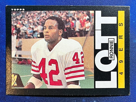 1985 Topps Football #156 Ronnie Lott San Francisco 49ers