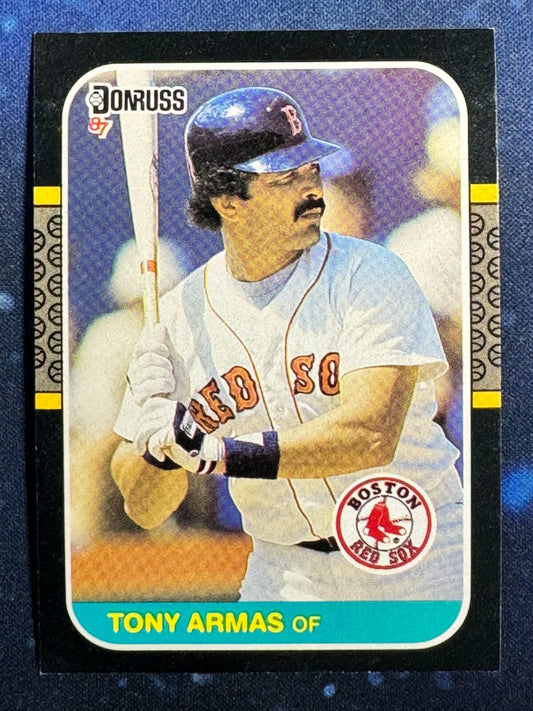 1987 Donruss #498 Tony Armas Boston Red Sox