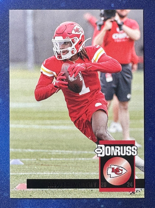 Xavier Worthy 2024 Donruss Retro '94 #34 Kansas City Chiefs