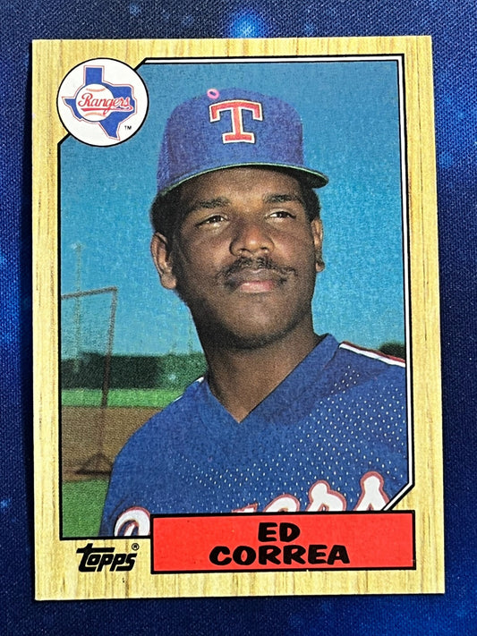 1987 Topps #334 Ed Correa Texas Rangers