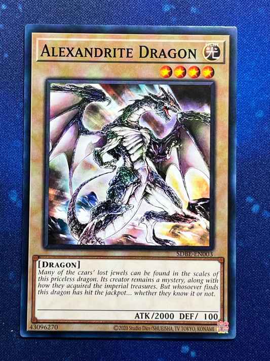 Yu-Gi-Oh! Alexandrite Dragon SDBE-EN003