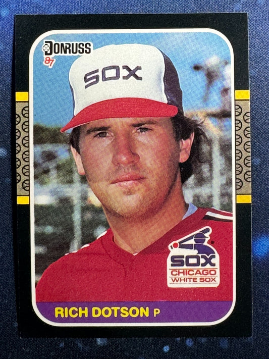 1987 Donruss #383 Rich Dotson Chicago White Sox