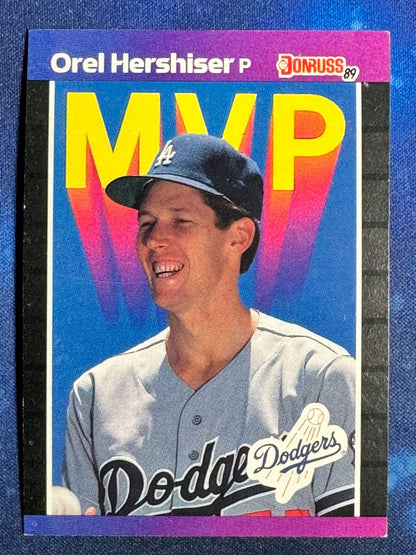 Orel Hershiser 1989 Donruss MVP #BC-4 Los Angeles Dodgers