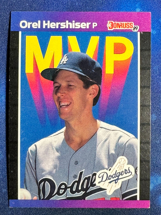 Orel Hershiser 1989 Donruss MVP #BC-4 Los Angeles Dodgers