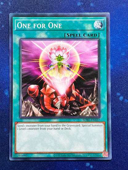 Yu-Gi-Oh! One For One SDBE-EN027