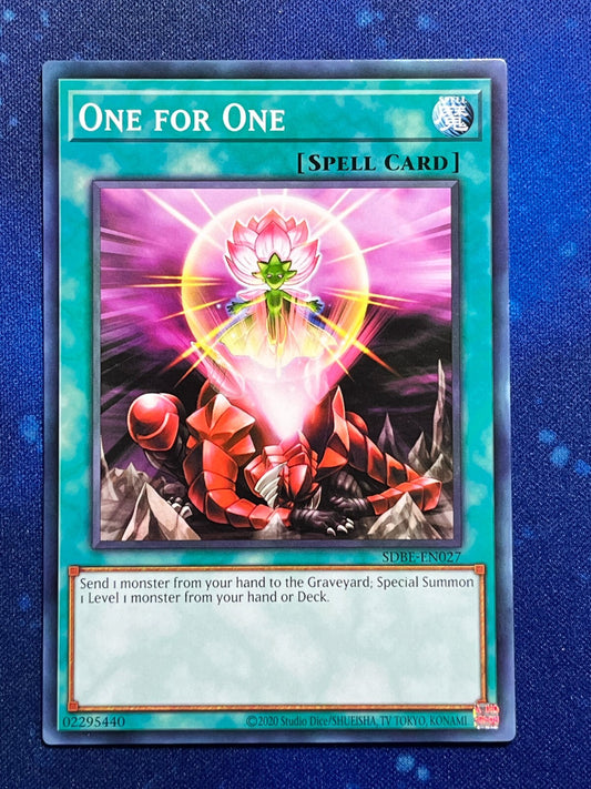 Yu-Gi-Oh! One For One SDBE-EN027