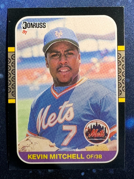 1987 Donruss #599 Kevin Mitchell New York Mets