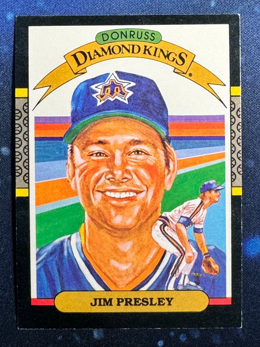 1987 Donruss Diamond Kings #23 Jim Presley Seattle Mariners
