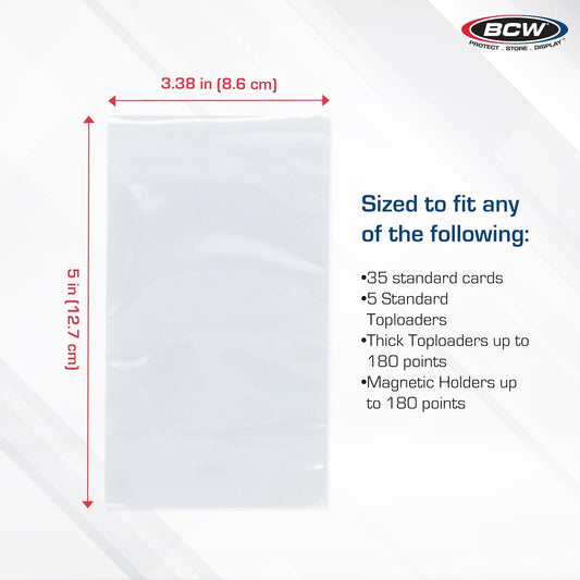 BCW Resealable Team Set Bags - 300 ct