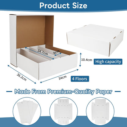 Trading Card Storage Box 3120 Count (Set of 6)