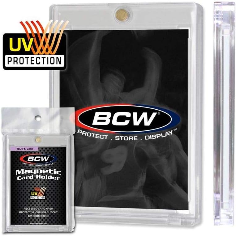 BCW 180 Pt Magnetic Card Holders - 12 Pack