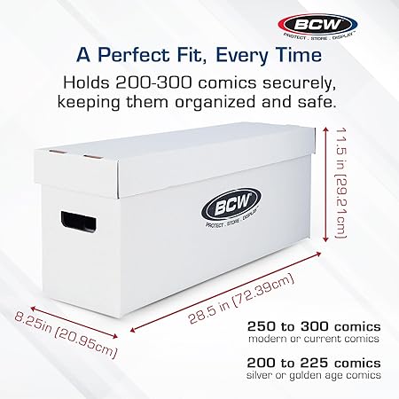 BCW Long Comic Storage Box (10 Count)