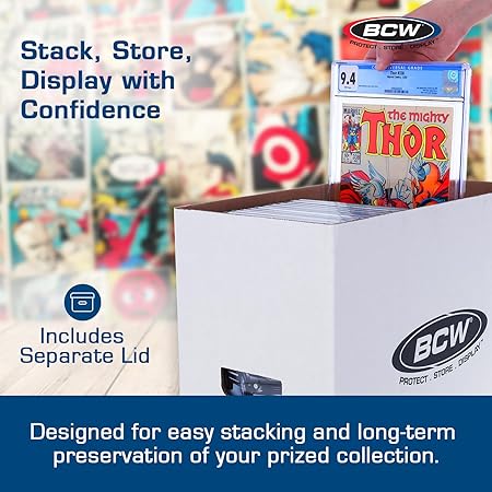 BCW Graded Comic Book Storage Box (10 Count)