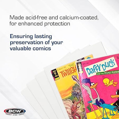 BCW Regular Comic Backing Boards (100 Count)
