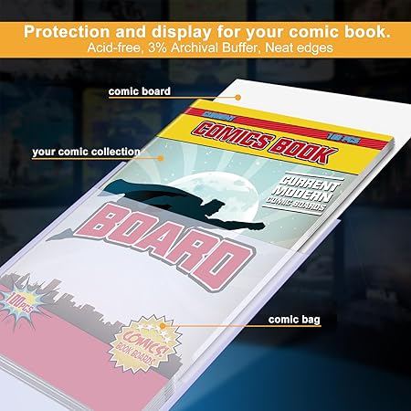 Comic Book Bags and Boards (200 Count)