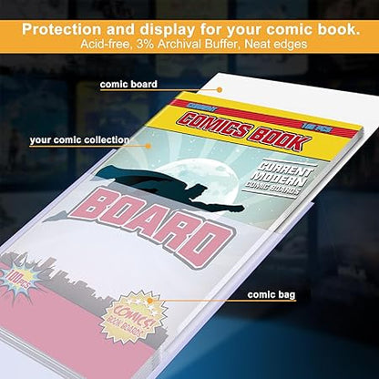 Comic Book Bags and Boards (200 Count)