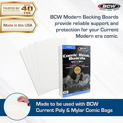 BCW Modern Comic Backing Boards (100 Pack)
