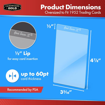 Card Saver 1 Semi Rigid Card Holder Trading Card Protectors (200 Count)