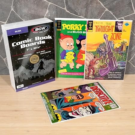 BCW Silver Comic Book Backing Boards (100 Pack)