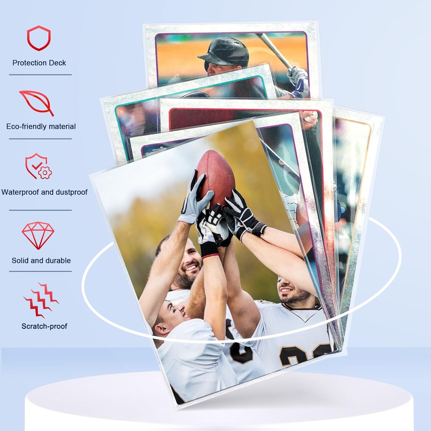 Card Sleeves for Trading Cards (500 Count)