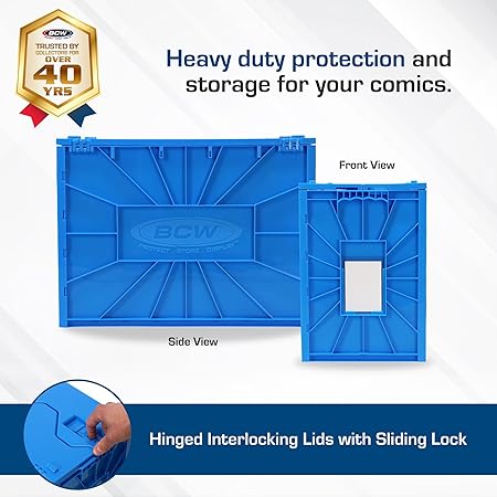 BCW Short Comic Book Plastic Storage Bin