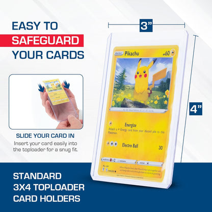 BCW 3x4 Standard Toploader Card Holders